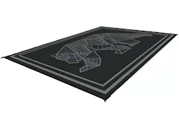 Kuma Outdoor Gear Outdoor mat - bear - 12ft x 9ft (black/grey)