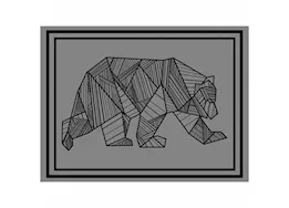 KUMA Outdoor Gear Reversible Outdoor Mat – 12’ x 9’, Bear, Black/Grey