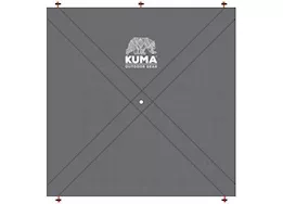 KUMA Outdoor Gear Privacy Panel for Bear Den Gazebo – Grey