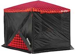 Kuma Outdoor Gear Super bear den deluxe gazebo - red plaid