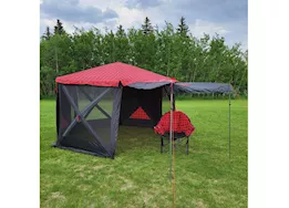 Kuma Outdoor Gear Super bear den deluxe gazebo - red plaid