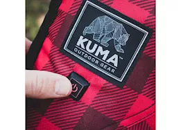 Kuma Lazy Bear Heated Chair – Red/Black Plaid