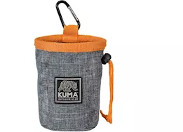 KUMA Outdoor Gear Good Dog Treat Pouch – Heather Grey/Orange