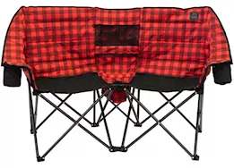KUMA Outdoor Gear Kozy Bear Double Camping Chair – Red/Black Plaid