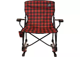 KUMA Outdoor Gear Quad Fold Spring Bear Camping Chair – Red/Black Plaid