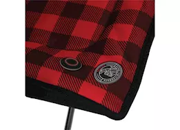 KUMA Outdoor Gear Switchback Heated Camping Chair – Red/Black Plaid