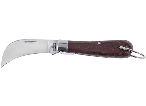 Klein Tools POCKET KNIFE, CARBON STEEL HAWKBILL SLITTING BLADE