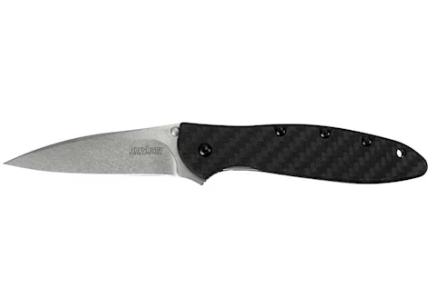 Kershaw Knives LEEK POCKET KNIFE - CPM154 CARBON FIBER - STONE WASH - BOX