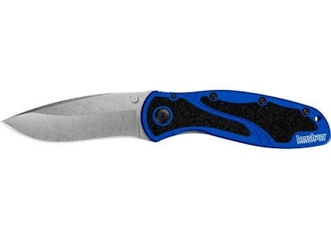 Kershaw Knives BLUR POCKET KNIFE - NAVY BLUE STONEWASHED - BOX