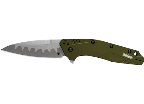 Kershaw Knives DIVIDEND COMPOSITE BLADE POCKET KNIFE - OLIVE - BOX