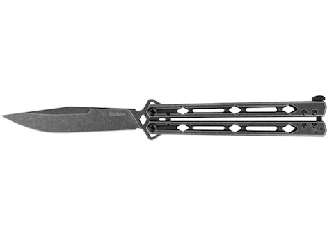 Kershaw Knives LUCHA BUTTERFLY KNIFE - BLACKWASH - BOX