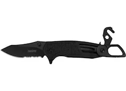 Kershaw Knives Funxion emt pocket knife - black molded handled- box