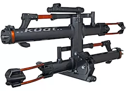 Kuat Nv 2.0 - 2in - 2-bike rack - gray metallic and orange anodize