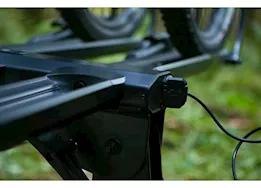 Kuat Piston x 2in led dual ratchet platform rack w/kashima - 2 bike - galaxy gray