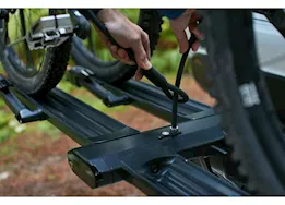 Kuat Piston x 2in led dual ratchet platform rack w/kashima - 2 bike - galaxy gray