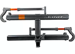 Kuat Sherpa 2.0 - 1.25in - 2-bike rack - gray metallic and orange anodize