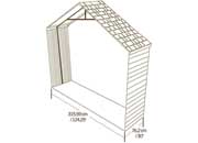 Lifetime 30 in. Extension Kit for 11 ft. Outdoor Storage Sheds