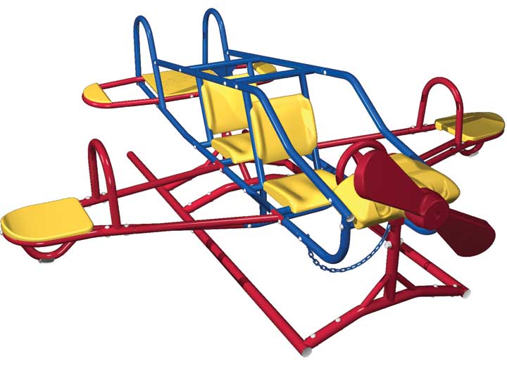 LIFETIME ACE FLYER TEETER TOTTER - PRIMARY COLORS