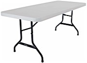 Lifetime 6-foot Commercial Folding Table - White Granite
