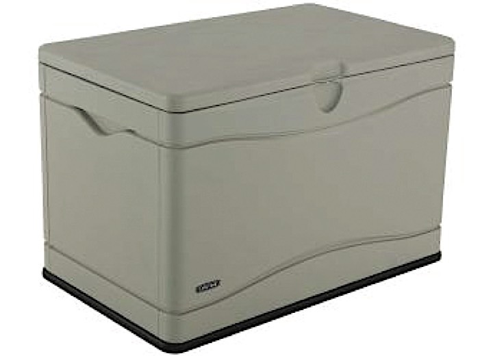 Lifetime Heavy-Duty Outdoor Storage Deck Box - 39"L x 24"W x 26"H, Tan/Black Main Image