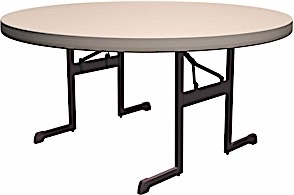 Lifetime 60-Inch Professional Round Table - Putty Main Image