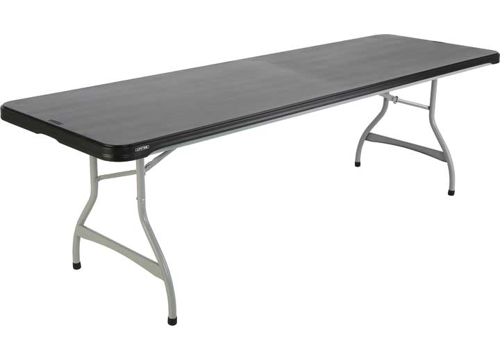 LIFETIME 8-FOOT COMMERCIAL NESTING FOLDING TABLE - BLACK