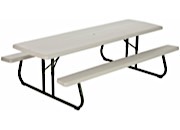Lifetime 8-Foot Classic Folding Picnic Table – Putty