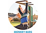 Lifetime Monkey Bar Adventure Swing Set - Earth Tone Colors