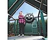 Lifetime Big Stuff Deluxe Swing Set with Clubhouse & Monkey Bars - Earth Tone Colors