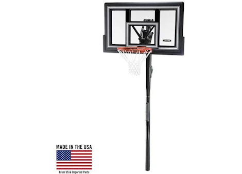 LIFETIME ADJUSTABLE IN-GROUND BASKETBALL HOOP (50-INCH POLYCARBONATE)