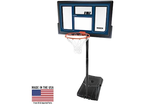 Lifetime Adjustable Portable Basketball Hoop - 50 inch Polycarbonate