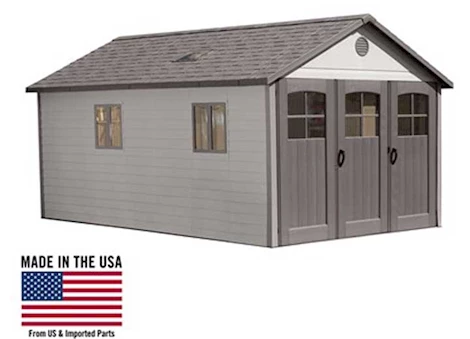 LIFETIME 11 FT. X 18.5 FT. OUTDOOR STORAGE SHED (BOX 1 OF 2)