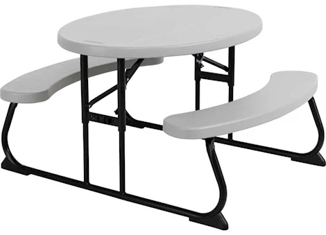LIFETIME CHILDRENS OVAL PICNIC TABLE- GRAY MATTERS