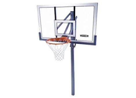 Lifetime Adjustable In-Ground Basketball Hoop - 54-inch Acrylic
