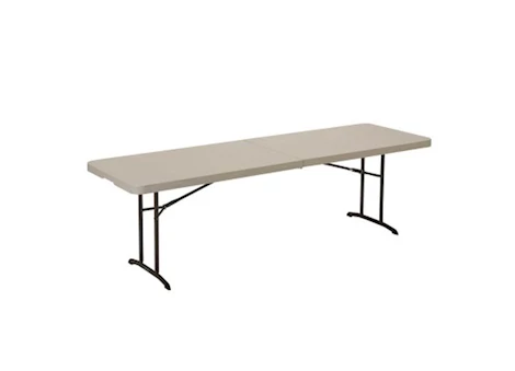 Lifetime 8-Foot Commercial Fold-In-Half Table - Almond