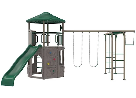 Lifetime adventure tower deluxe with monkey bars Main Image