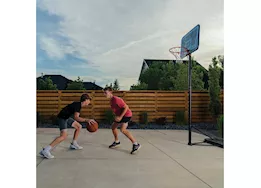 Lifetime adjustable portable basketball hoop (44-in impact)