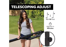 Lifetime adjustable portable basketball hoop (44-in impact)