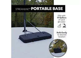 Lifetime adjustable portable basketball hoop (44-in impact)