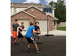 Lifetime adjustable portable basketball hoop (44-in impact)