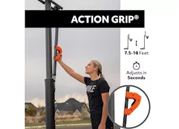 Lifetime adjustable portable basketball hoop (52-inch polycarbonate)