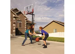 Lifetime adjustable portable basketball hoop (52-inch polycarbonate)