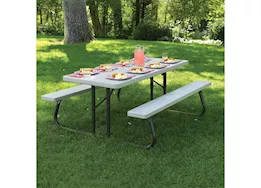 Lifetime 6-Foot Classic Folding Picnic Table - Putty