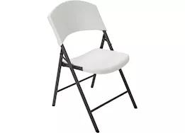 Lifetime Light Commercial Folding Chair - White Granite
