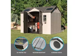 Lifetime 10 ft. x 8 ft. outdoor storage shed (60005)