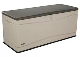 Lifetime Heavy-Duty Outdoor Storage Deck Box - 60"L x 24"W x 26.5"H, Brown/Tan/Black