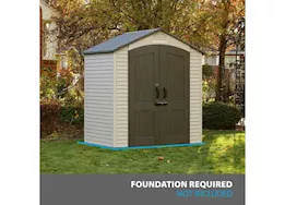 Lifetime 7 ft. x 4.5 ft. outdoor storage shed