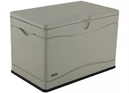 Lifetime Heavy-Duty Outdoor Storage Deck Box - 39"L x 24"W x 26"H, Tan/Black