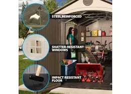 Lifetime 15ft x 8ft outdoor storage shed