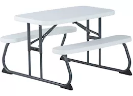 Lifetime childrens rectangle picnic table- almond